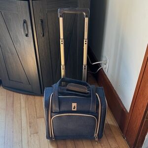 London Fog Navy Travel Tote